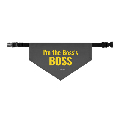 Pet bandana collar | I'm the Boss's Boss