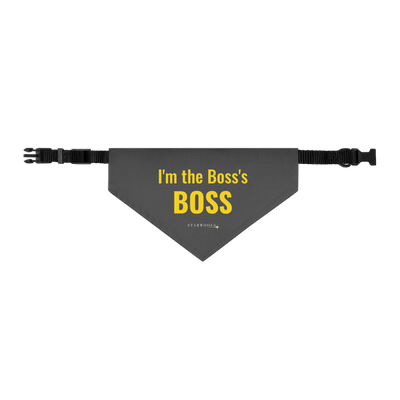 Pet bandana collar | I'm the Boss's Boss