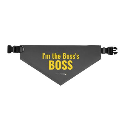 Pet bandana collar | I'm the Boss's Boss